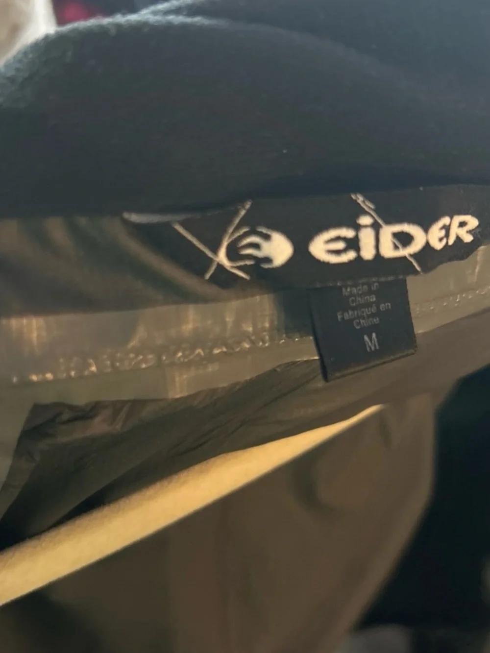 Eider Men's Black Waterproof Rain Jacket